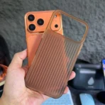 Stripe Corrugated Luggage Pattern Case for iPhone - Image 3