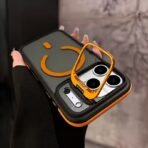 Premium Black Transparent Grip Case for iPhone - Image 13