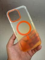 Orange Dual Tone Premium Magsafe Back Cover - Image 3