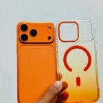Orange Dual Tone Premium Magsafe Back Cover