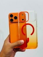 Orange Dual Tone Premium Magsafe Back Cover - Image 2