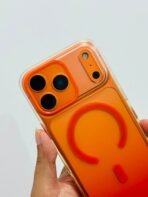 Orange Dual Tone Premium Magsafe Back Cover - Image 5