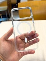 Drop Protection Clear Transparent Magsafe Metal Camera Bumper Button Cover - Image 3