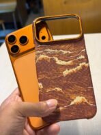 Orange Slim Carbon Magsafe Cover for iPhone - Image 8